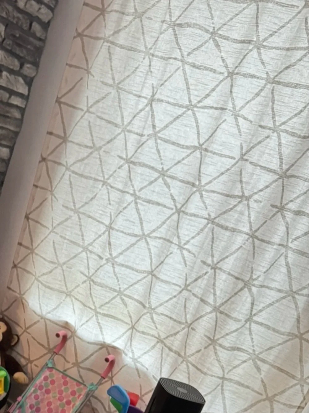 Threshold Curtains- set of 2 geometric - Picture 5 of 8
